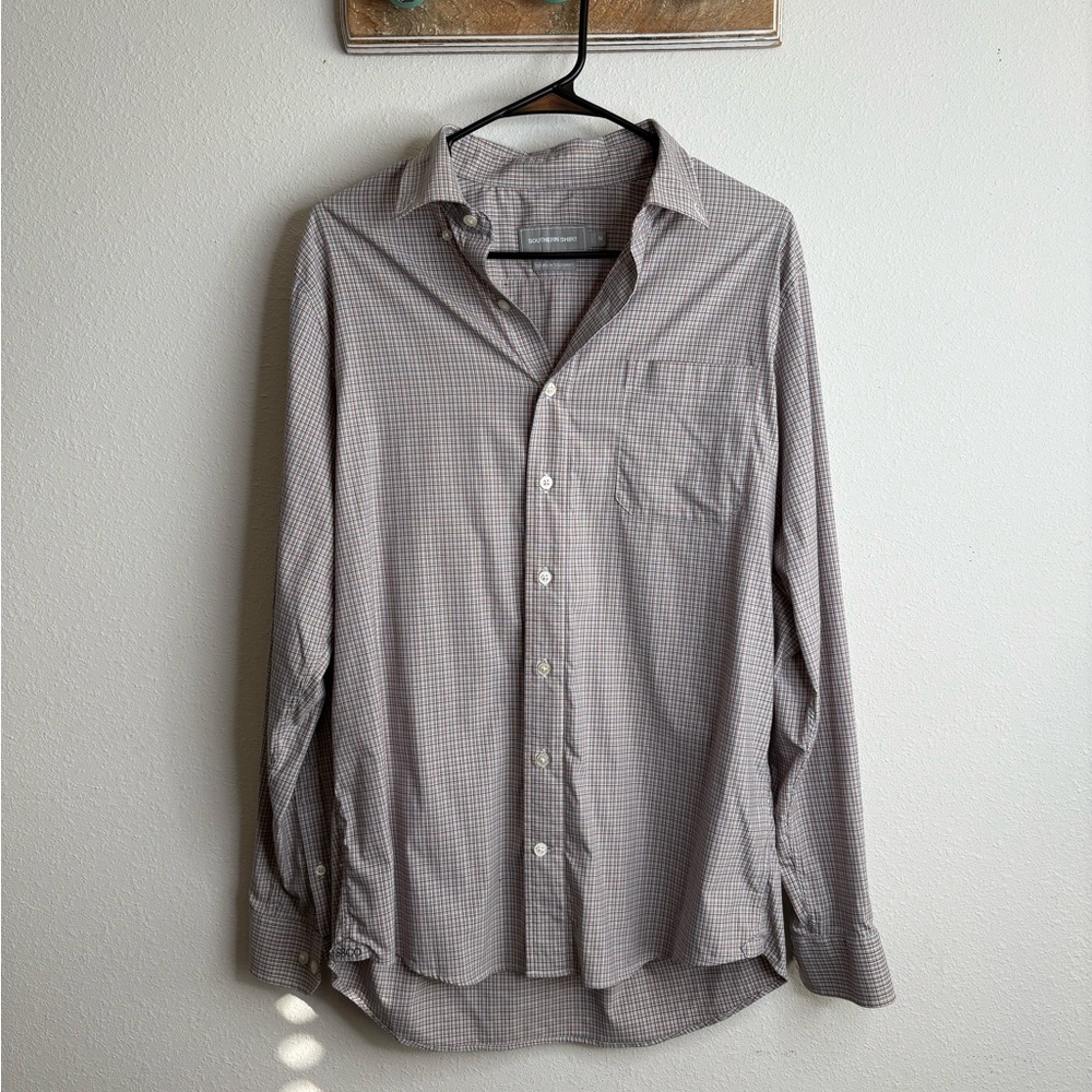 The Southern Shirt Company Gray Plaid Button Down